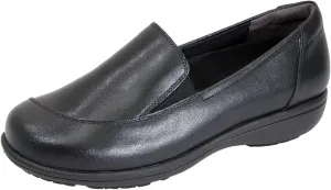24 Hour Comfort Peggy Women's Wide Width Slip-On Leather Loafers
