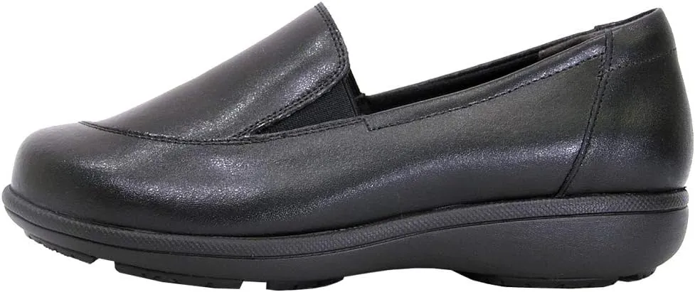 24 Hour Comfort Peggy Women's Wide Width Slip-On Leather Loafers