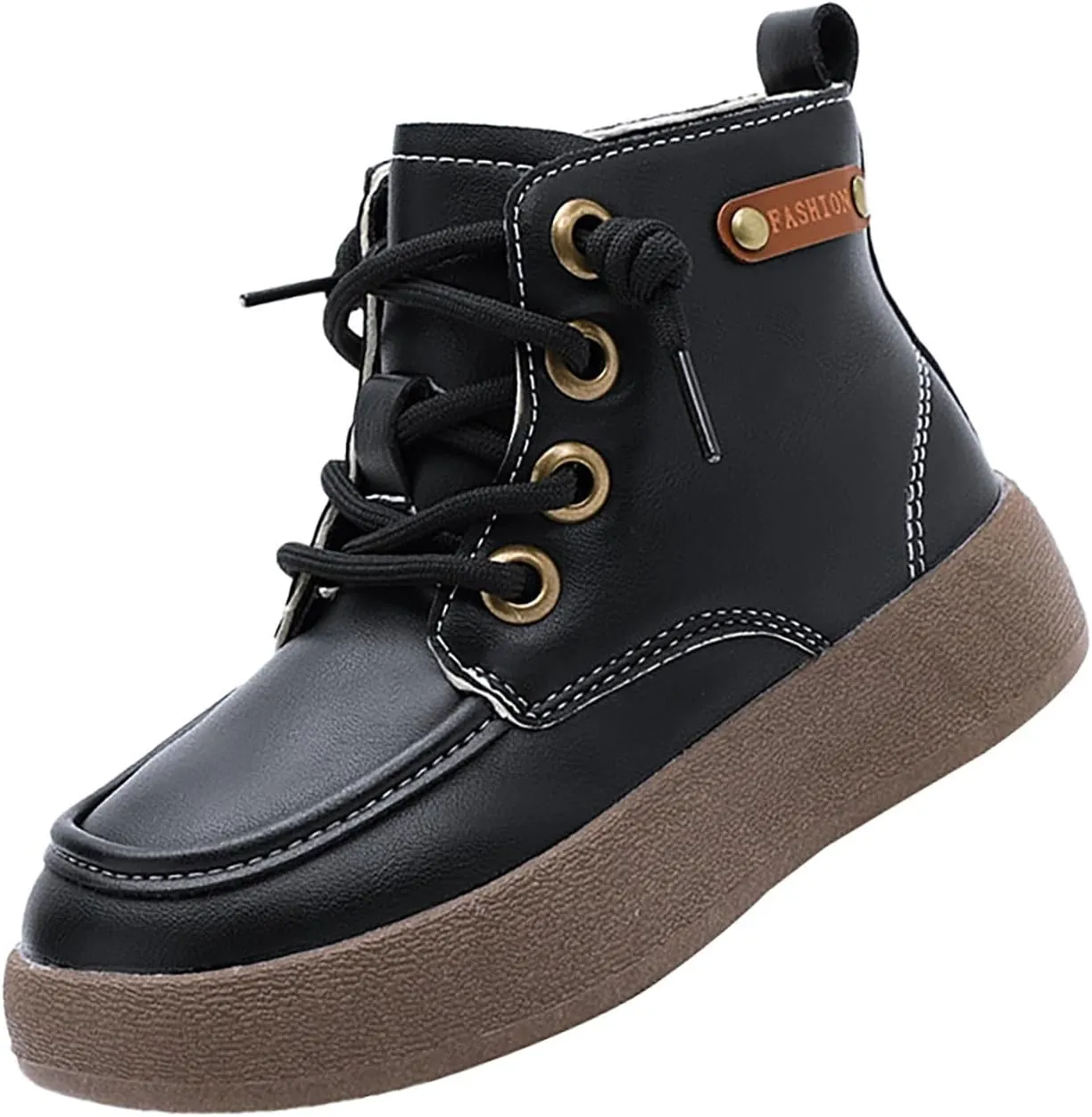 Baby Booties Fashion Fall And Winter Children's Flat Non Slip Boots Side Zipper Comfortable Flat Platform
