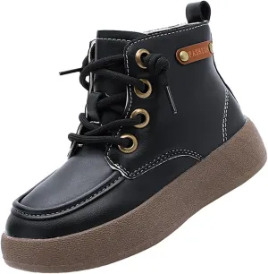 Baby Booties Fashion Fall And Winter Children's Flat Non Slip Boots Side Zipper Comfortable Flat Platform