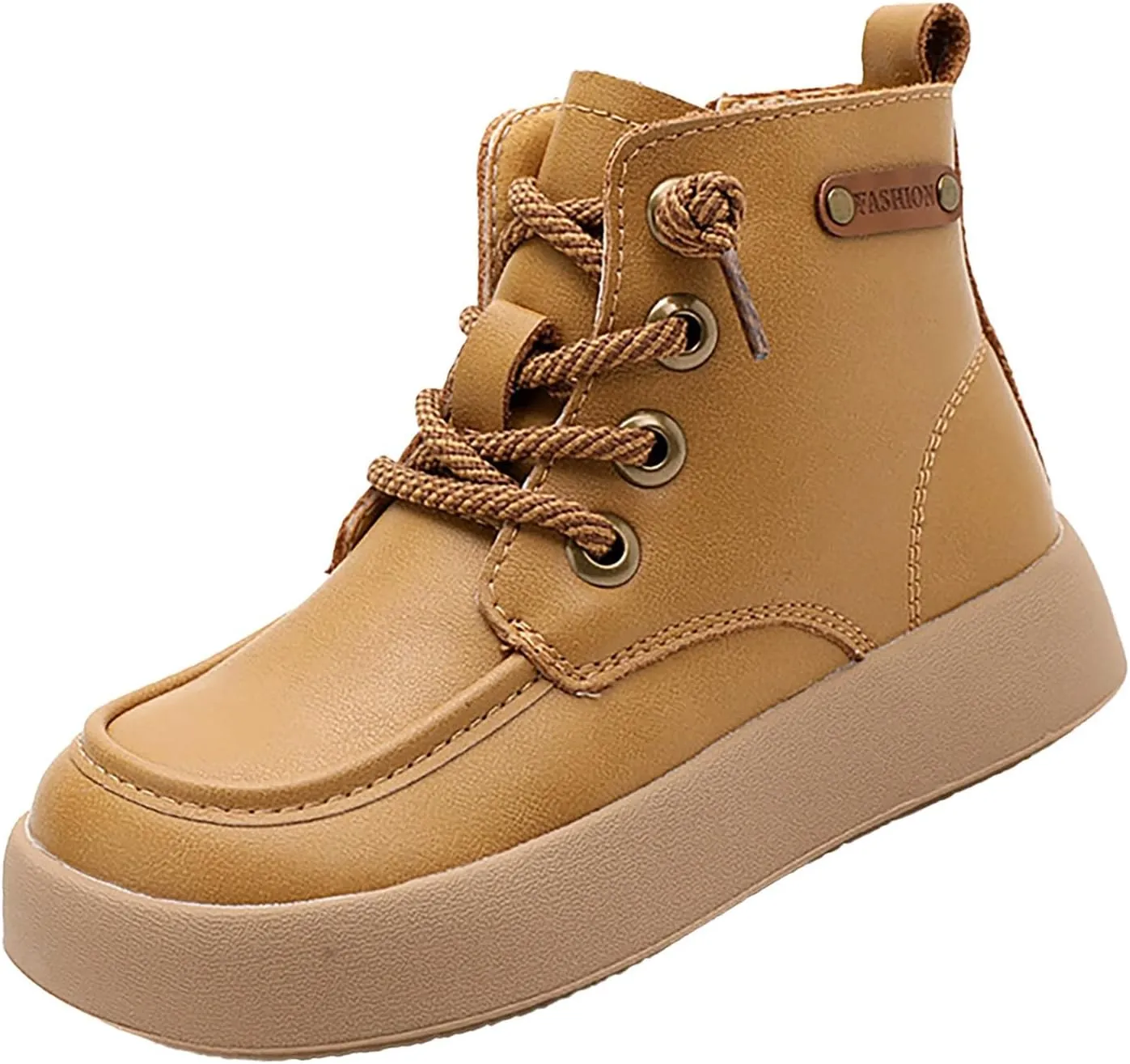 Baby Booties Fashion Fall And Winter Children's Flat Non Slip Boots Side Zipper Comfortable Flat Platform