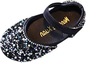 Baby Girls Mary Jane Dress Shoes Rhinestones Flower Girl Wedding Party Shoes Ballet Flats Toddler Sandals
