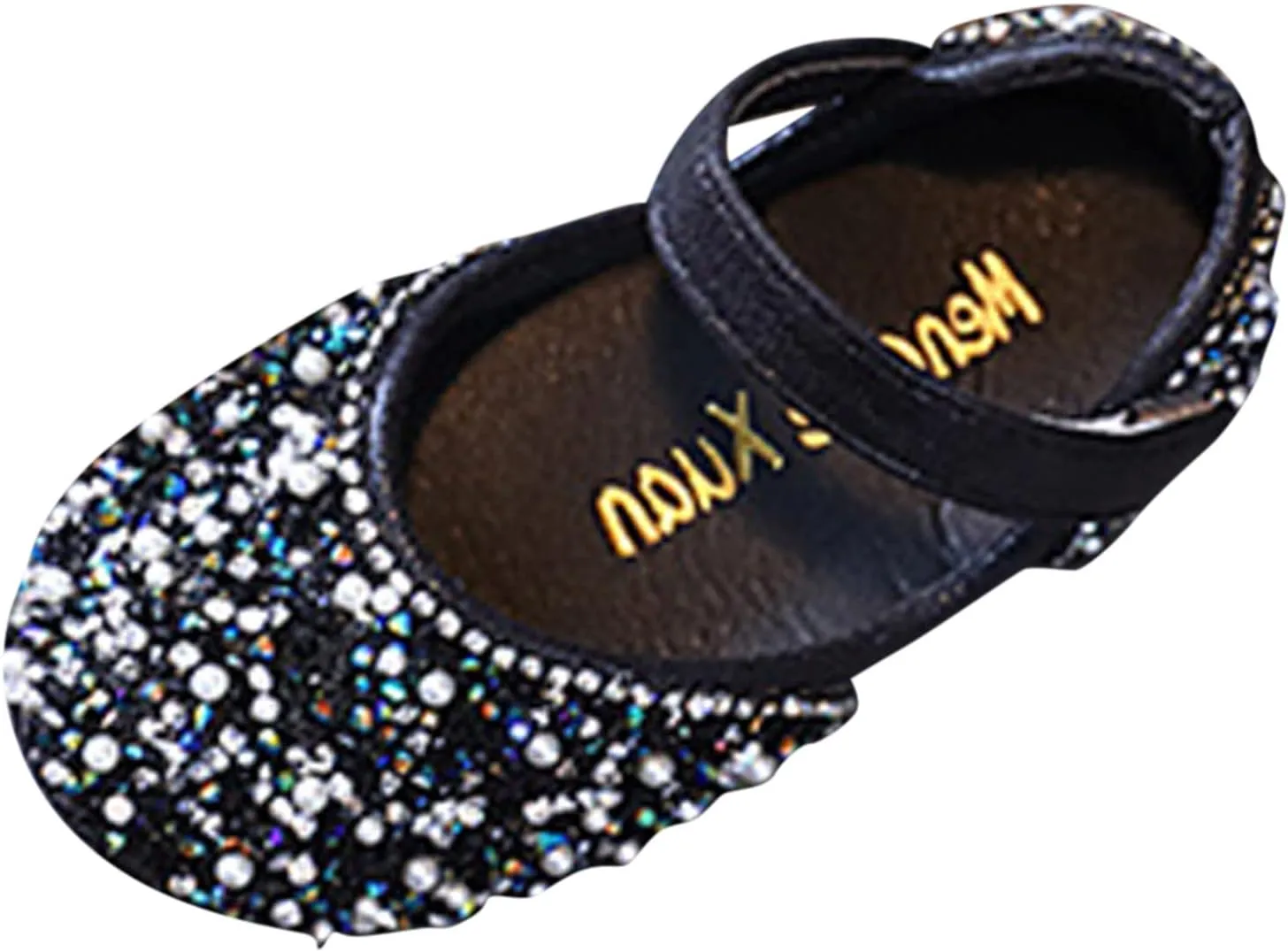Baby Girls Mary Jane Dress Shoes Rhinestones Flower Girl Wedding Party Shoes Ballet Flats Toddler Sandals