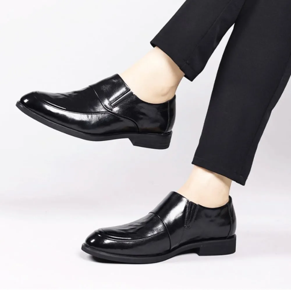 Business Shoes for Men Men's Comfort Orthopedic Dress Shoes Formal Loafers Dress Oxfords Mens Wedding Shoe Fashion Leather Footwear Elegant Male Flat Shoes