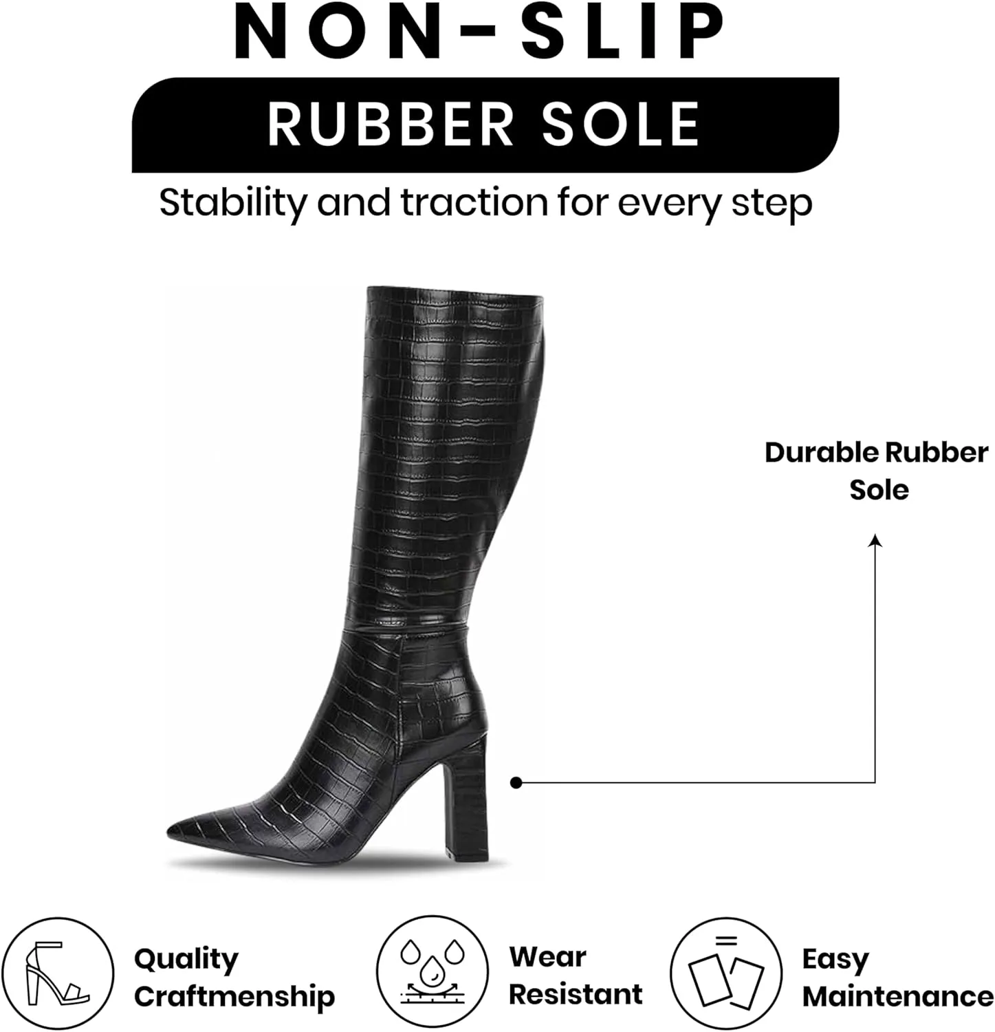 Cape Robbin Women's Mid-Calf Boots - Chunky Block Heel Ankle Booties (SayWhat-2)