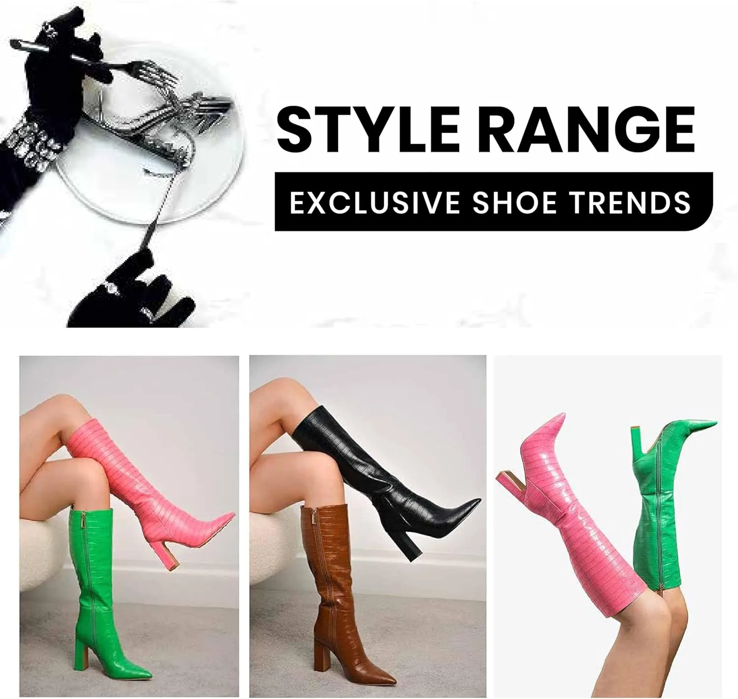 Cape Robbin Women's Mid-Calf Boots - Chunky Block Heel Ankle Booties (SayWhat-2)