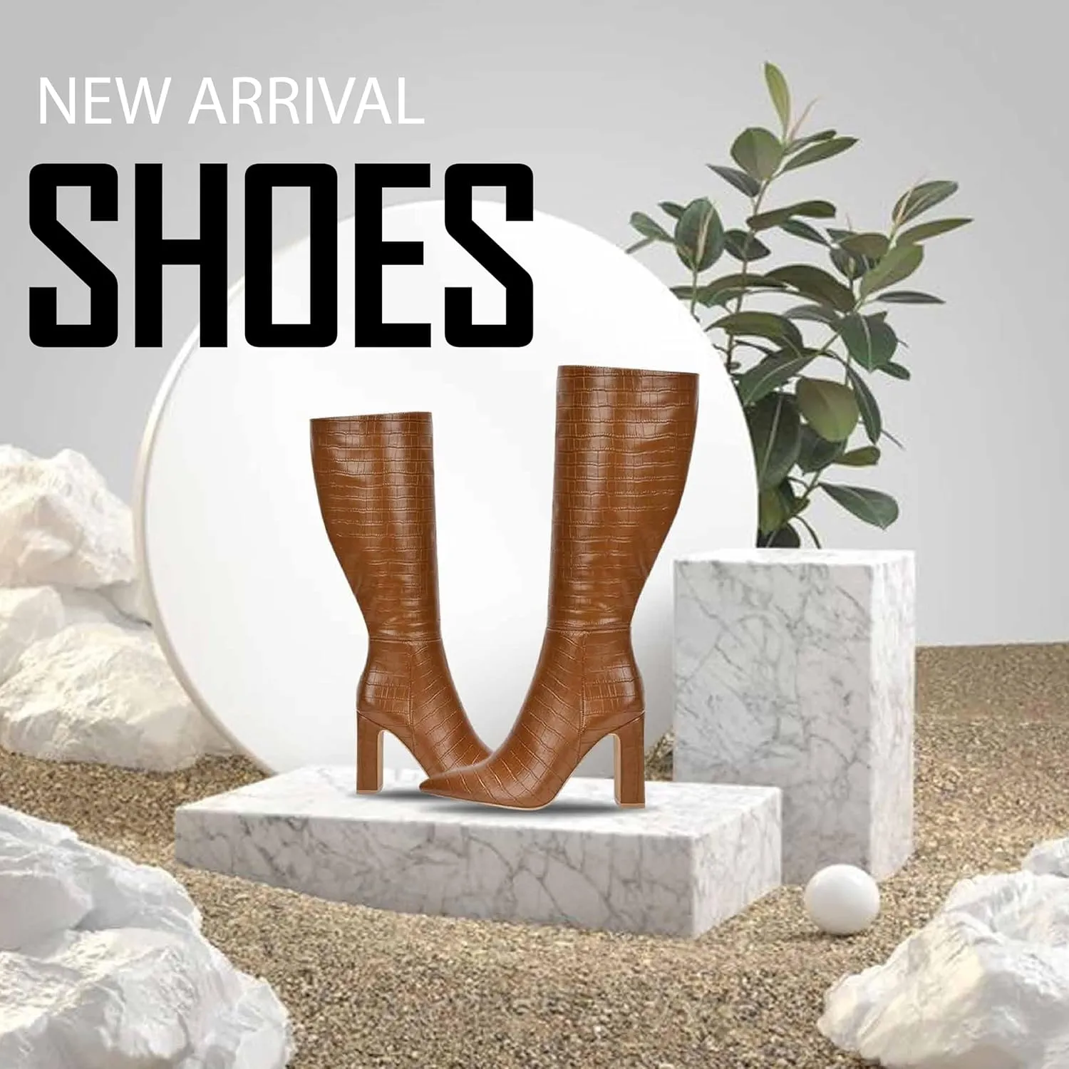 Cape Robbin Women's Mid-Calf Boots - Chunky Block Heel Ankle Booties (SayWhat-2)