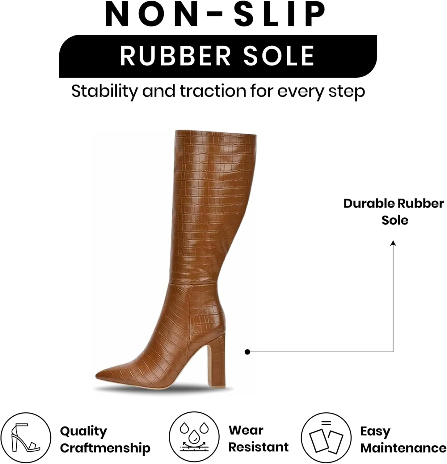 Cape Robbin Women's Mid-Calf Boots - Chunky Block Heel Ankle Booties (SayWhat-2)