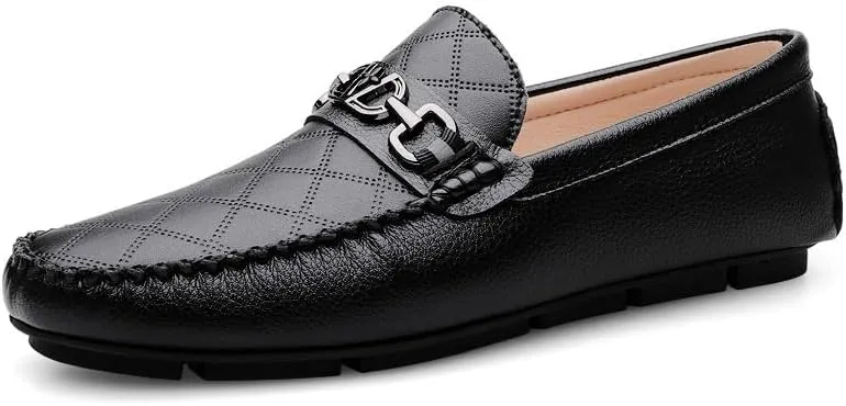 Comfort Soft Men Oxford Shoes Men's Slip-On Loafers Patent Leather Wedding Dress Shoes for Business Formal