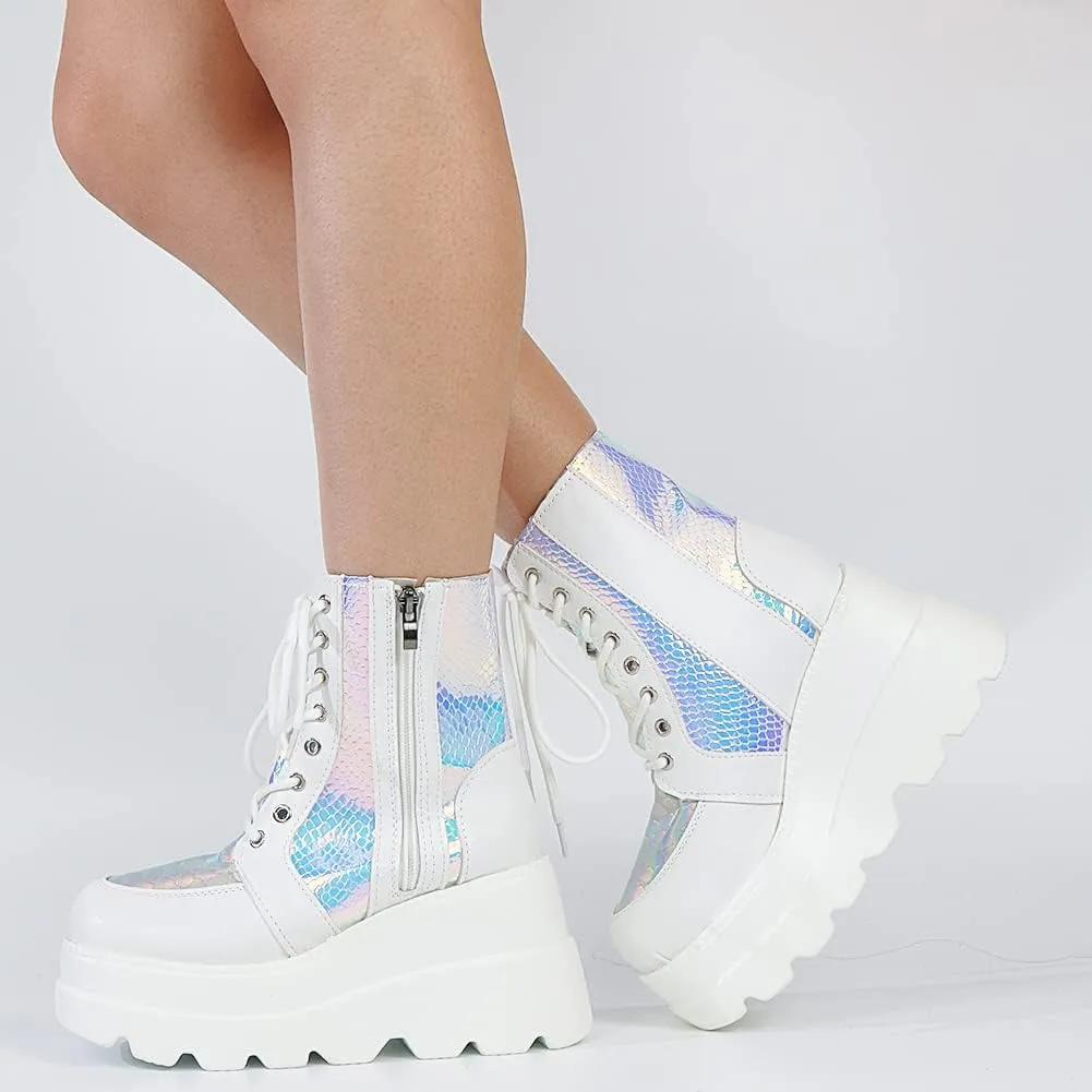 Erocalli Platform Mary Janes for Women Fashion Chunky High Heels Platform Pumps