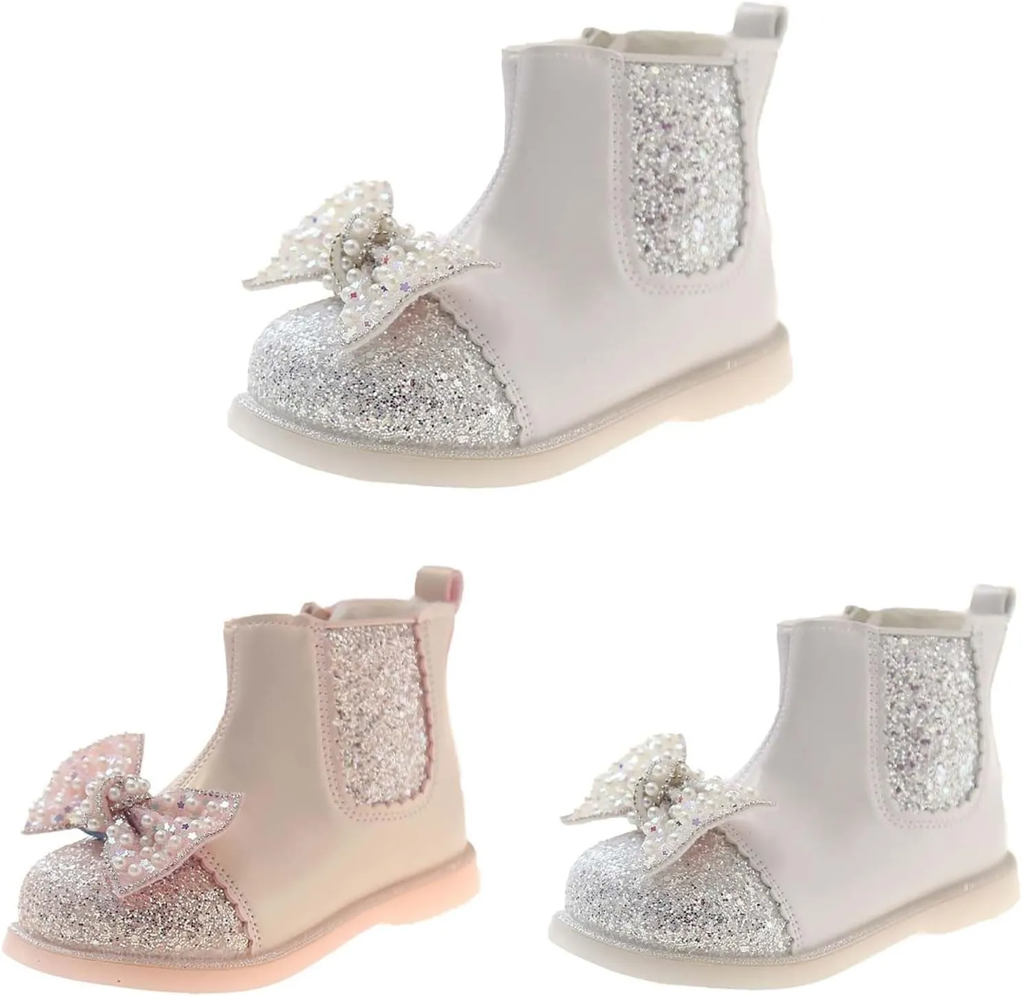 Girl Boots Girls Boys Snow Boots Outdoor Warm Comfortable Non Slip Mid Calf Padded Small Big Kids High Top Ankle Boots