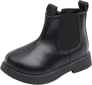 Girl Boots Toddler Girls Ankle Boots Little Kid Shoes Short Boots Girls School Leather Shoes High Top Ankle Boots