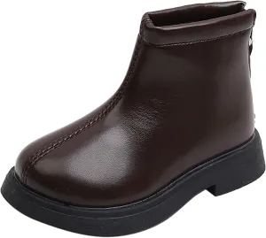 Girls Ankle Boots Toddler Girls Boots Little Kid Shoes Short Boots Short Windproof Girls School Outdoor Hiking Shoes