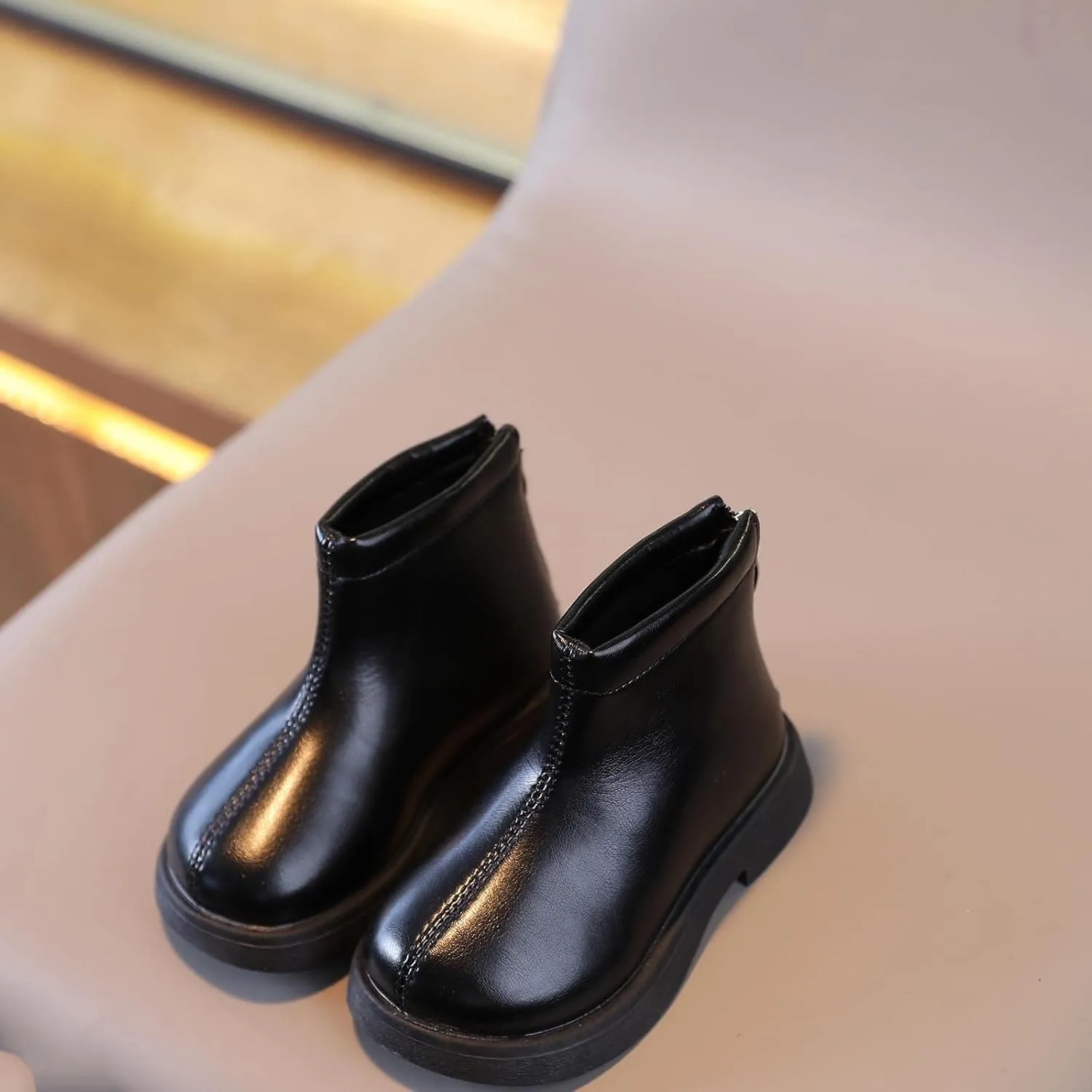Girls Ankle Boots Toddler Girls Boots Little Kid Shoes Short Boots Short Windproof Girls School Outdoor Hiking Shoes