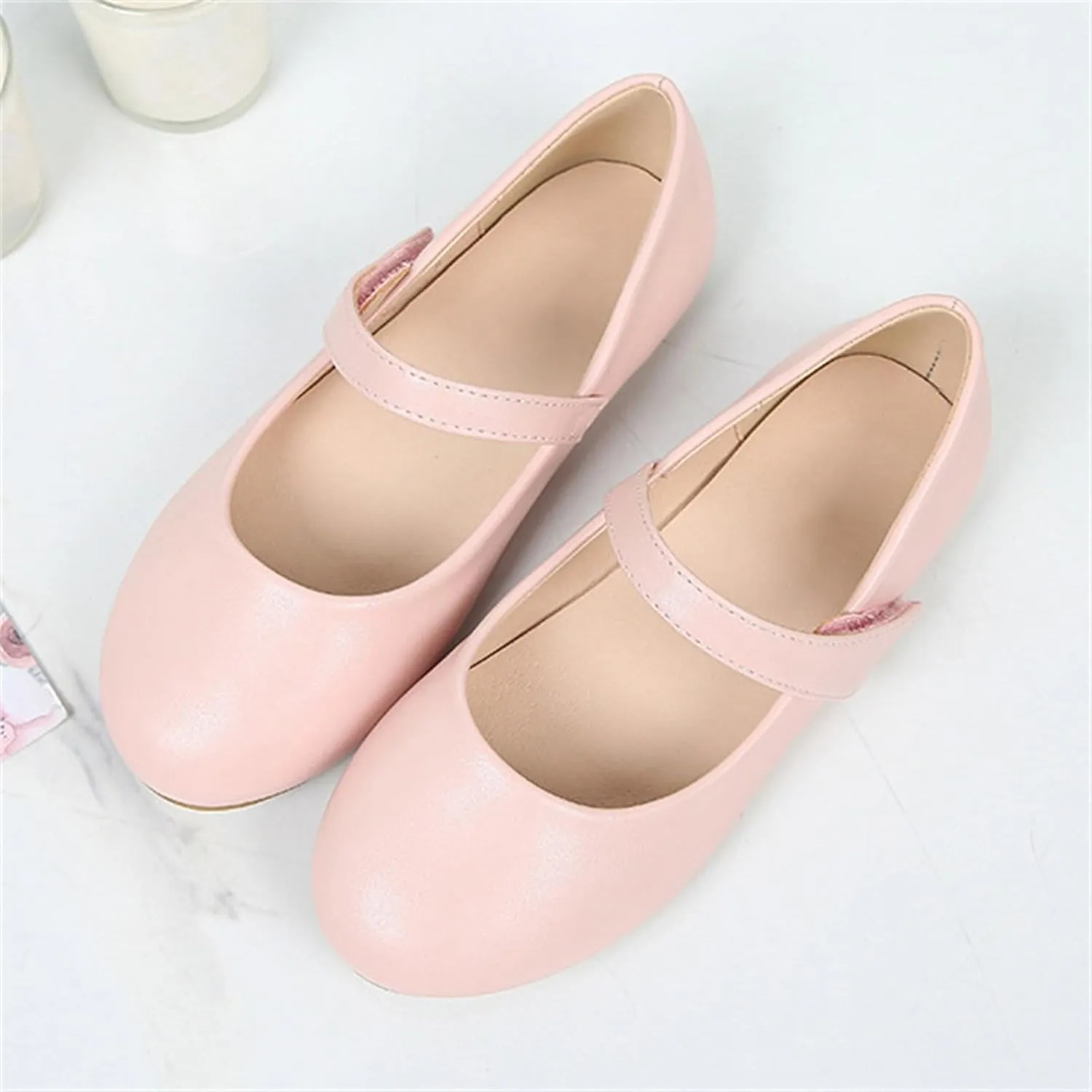 Girls Dress Shoes Patent Leather Ballet Flats Wedding Party School Uniform Shoes Little Girls Flower Girl Shoes