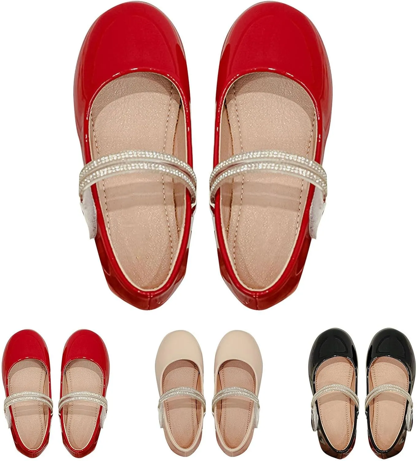 Girls' Soft Soled Simple Comfortable Single Shoes Children's Leather Small Leather Shoes Toddler Underarm Our