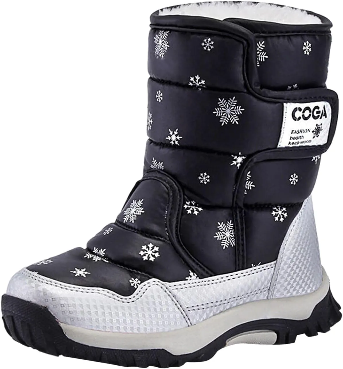 Girls Winter Boots Toddler Warm Boots Winter Fully Fur Lined Warm Shoes Outdoor Slip Resistant Cold Weather Shoes