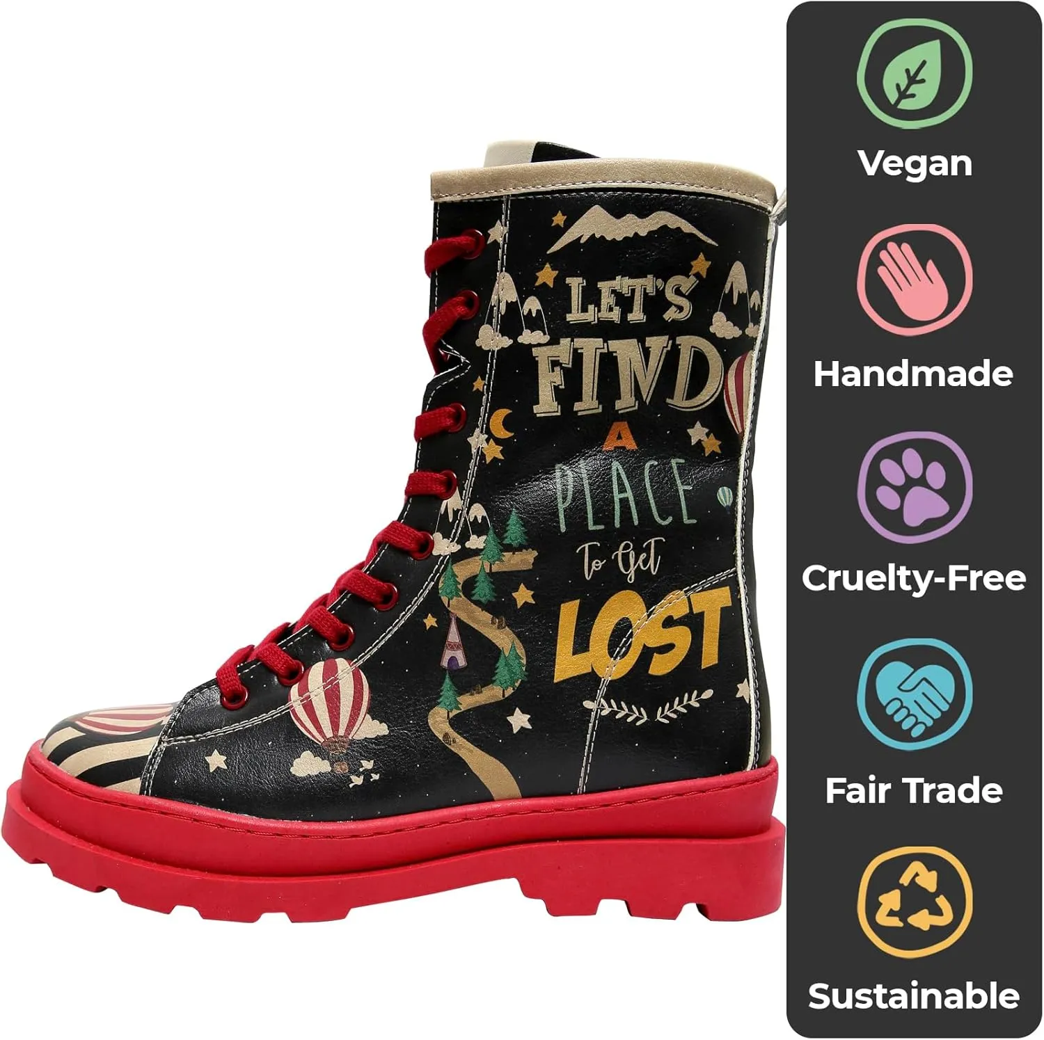Gisele Boots for Women - Handmade and Vegan Leather Mid Calf Boots for Women,