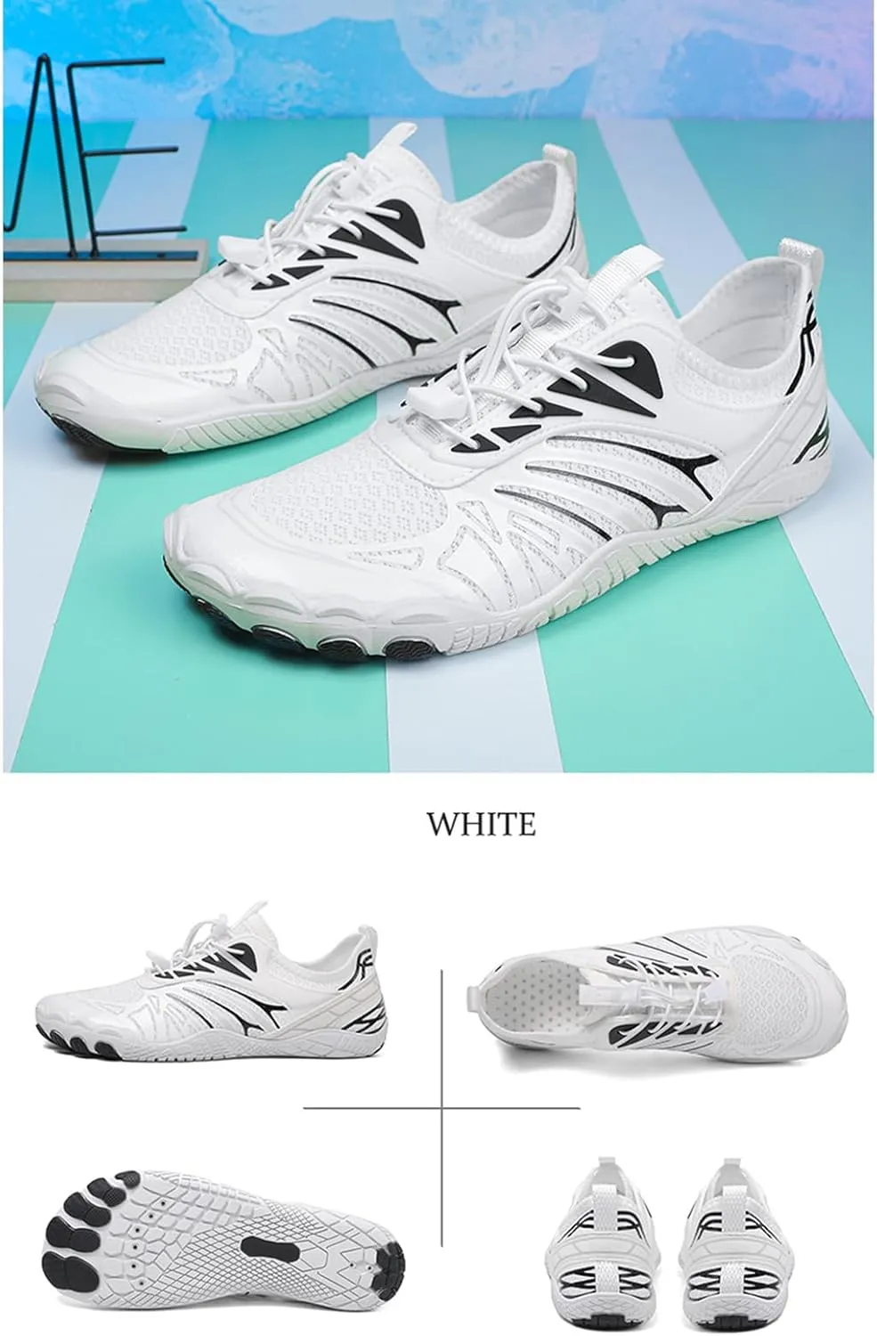 Grounded Footwear Barefoot Shoes Women&Men Hike Shoes Footwear Barefoot Womens Neuropathy Non-Slip Outdoor Hiking Shoe Women Water Wide Toe Box Sneakers，Diabetic Shoe Beach Surf Walk Yoga Walking