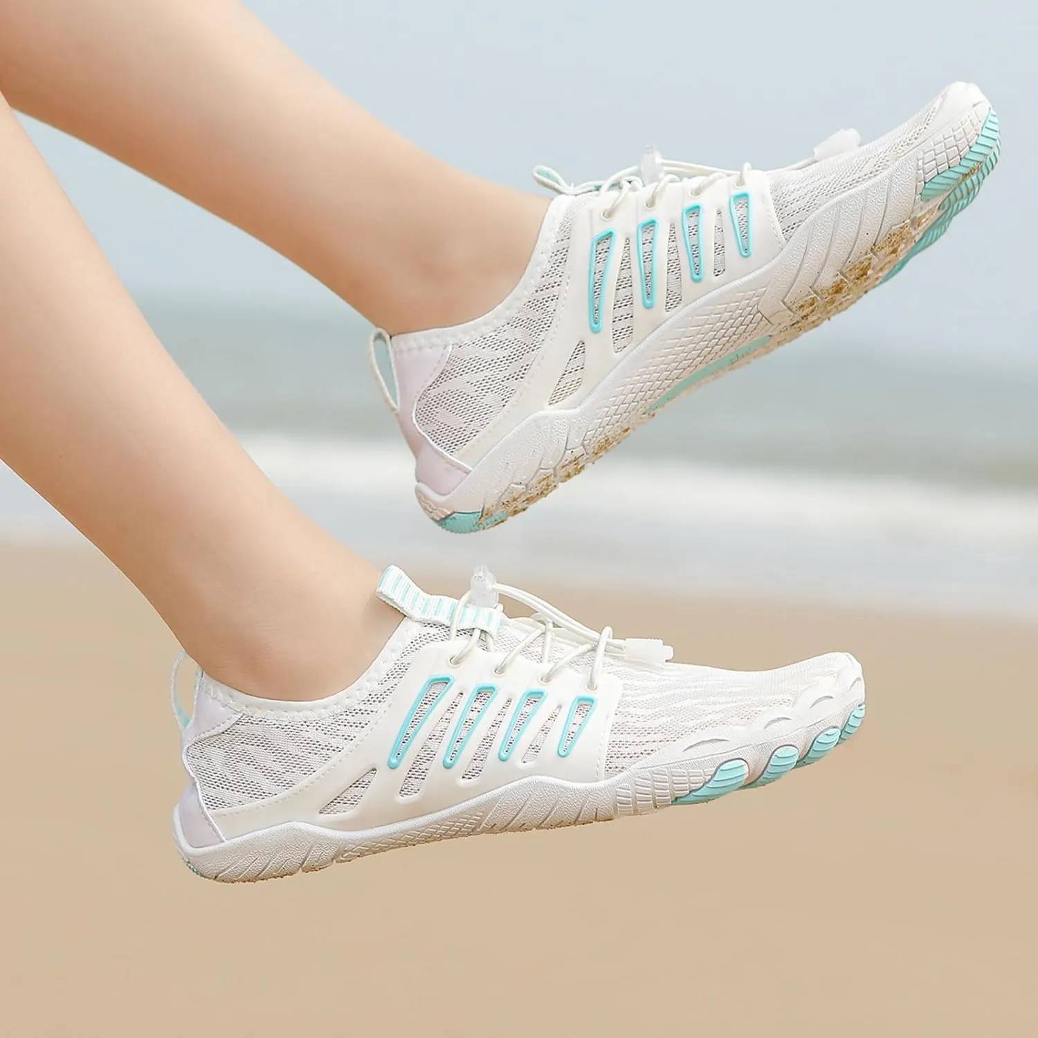 Grounded Footwear for Women Non Slip Barefoot Shoes Running Hiking Walking Shoe for Men Healthy & Non-Slip Wide Toe Box Beach Sneaker Lightweight Breathable Water Resistant Sneakers Comfort Wear Shoes