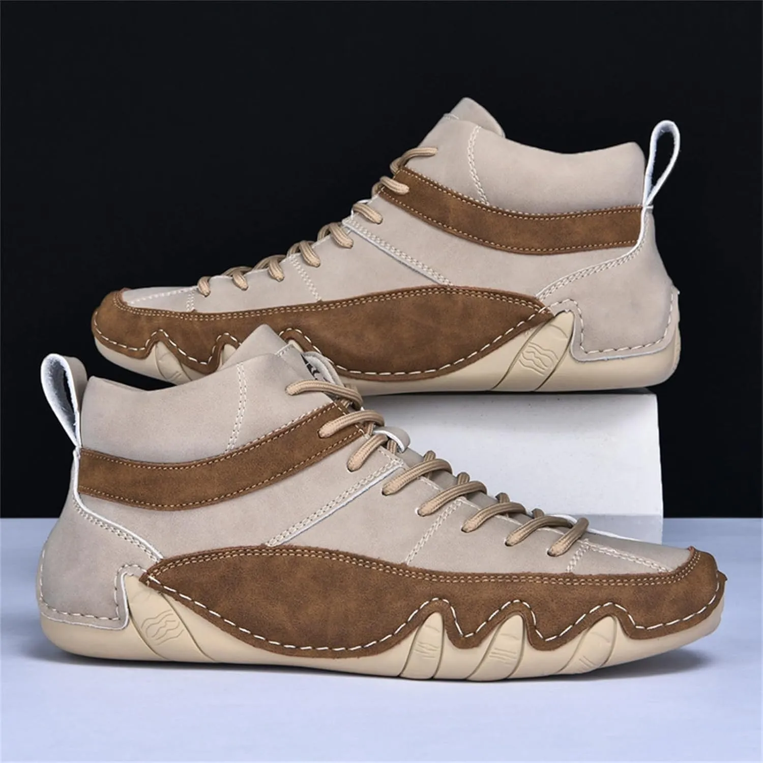 High Top Sneakers for Women Men Dress Shoes Mens Casual Sneakers Lightweight Wide Toe Box Trendy Casual Loafers for Women Comfort Women's Sneakers with Arch Support