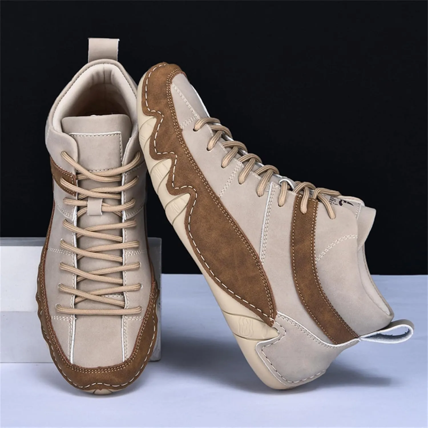 High Top Sneakers for Women Men Dress Shoes Mens Casual Sneakers Lightweight Wide Toe Box Trendy Casual Loafers for Women Comfort Women's Sneakers with Arch Support