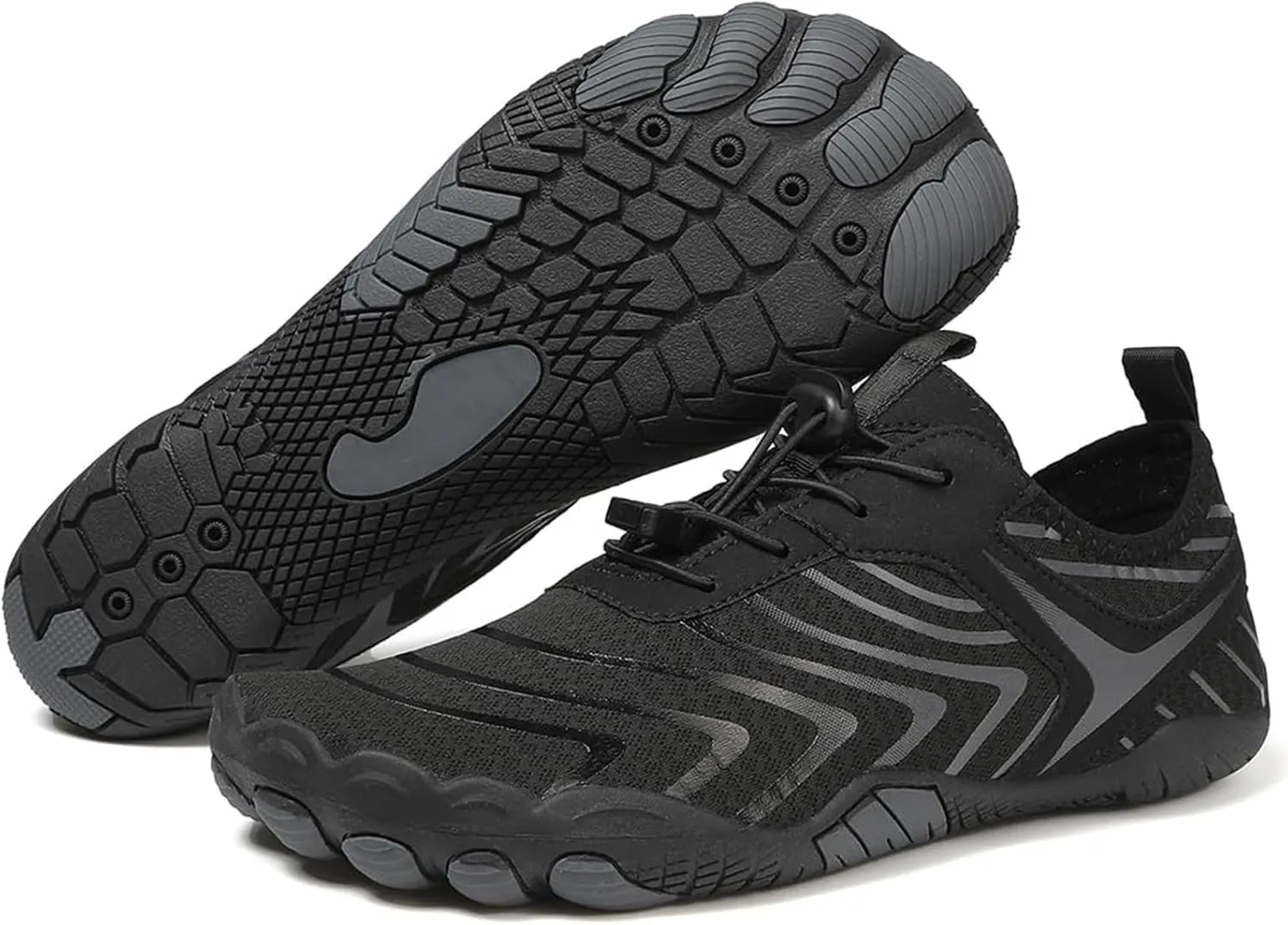 Hike Barefoot Shoes for Women Men, Non Slip Healthy Grounded Footwear, Breathable Trail Running Shoes, Minimalist Wide Toe Box Zero Drop Cross Trainer Sneakers, Unisex Outdoor Footwear