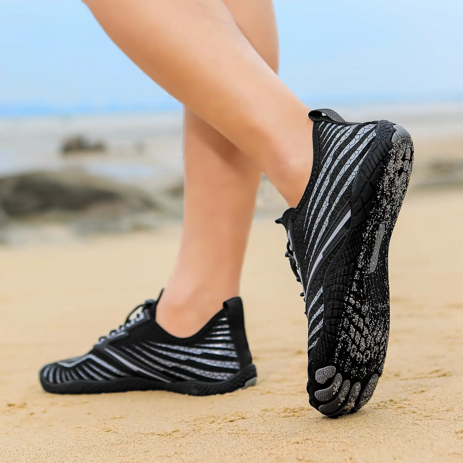 Hiking Footwear Barefoot Womens Mens, Pro - Healthy & Non-Slip Barefoot Shoes Unisex, Wide Toe Box Shoes for Men Women, Lightweight Breathable Outdoor Athletic Hike Shoe