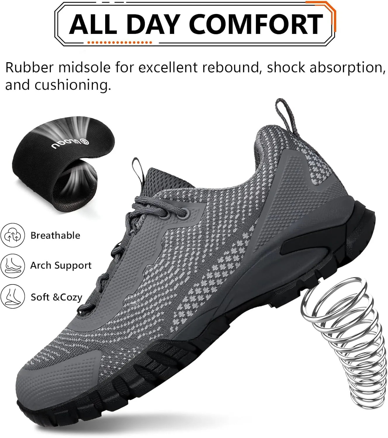 Hiking Shoes Women Waterproof Lightweight for Trail Trekking Camping Outdoor