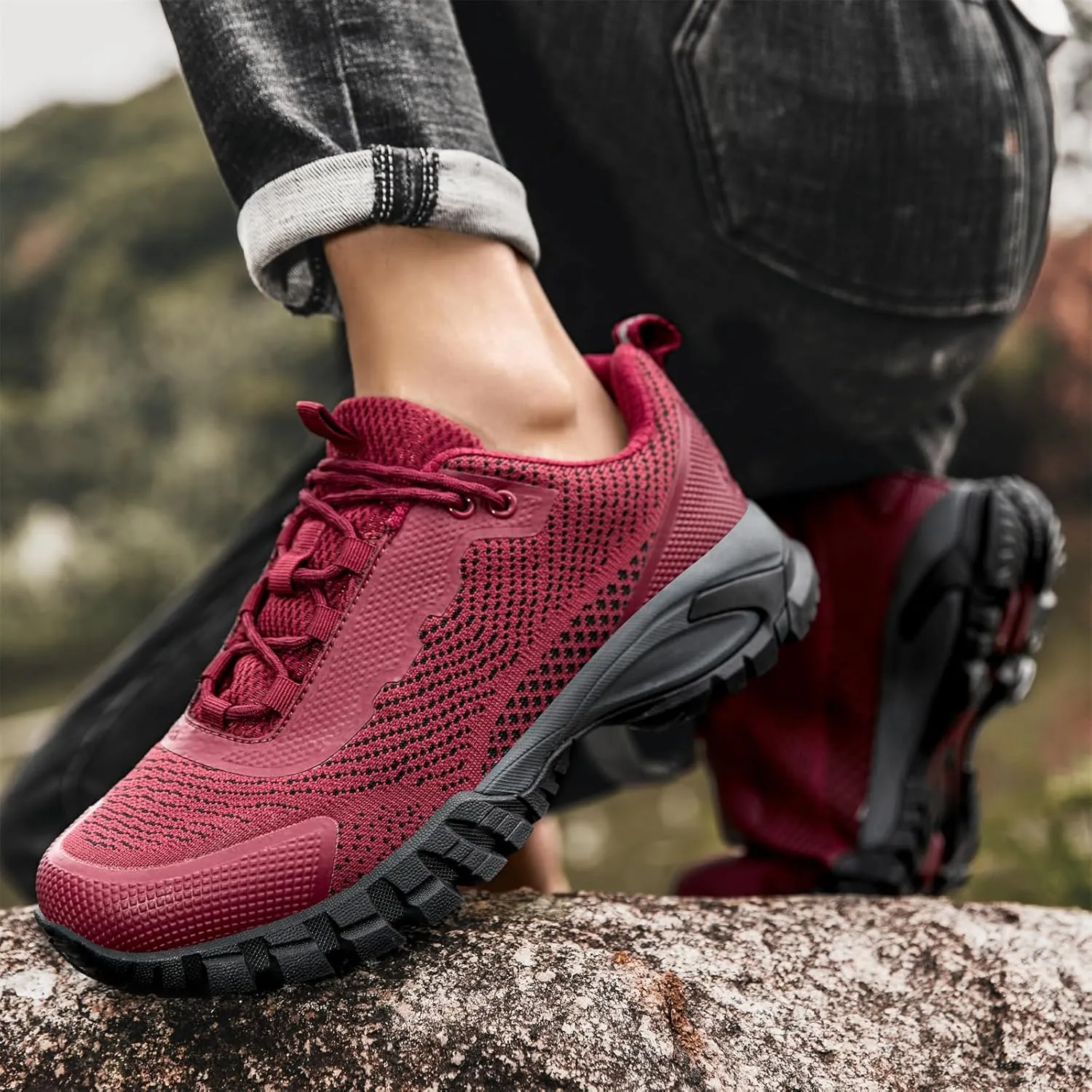 Hiking Shoes Women Waterproof Lightweight for Trail Trekking Camping Outdoor