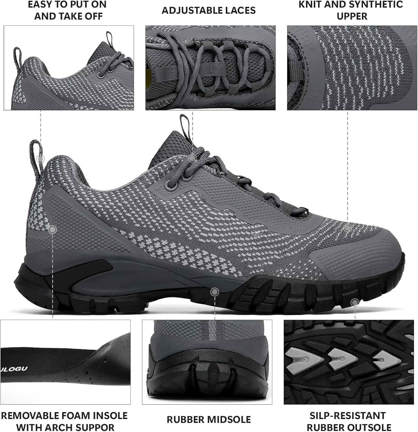 Hiking Shoes Women Waterproof Lightweight for Trail Trekking Camping Outdoor