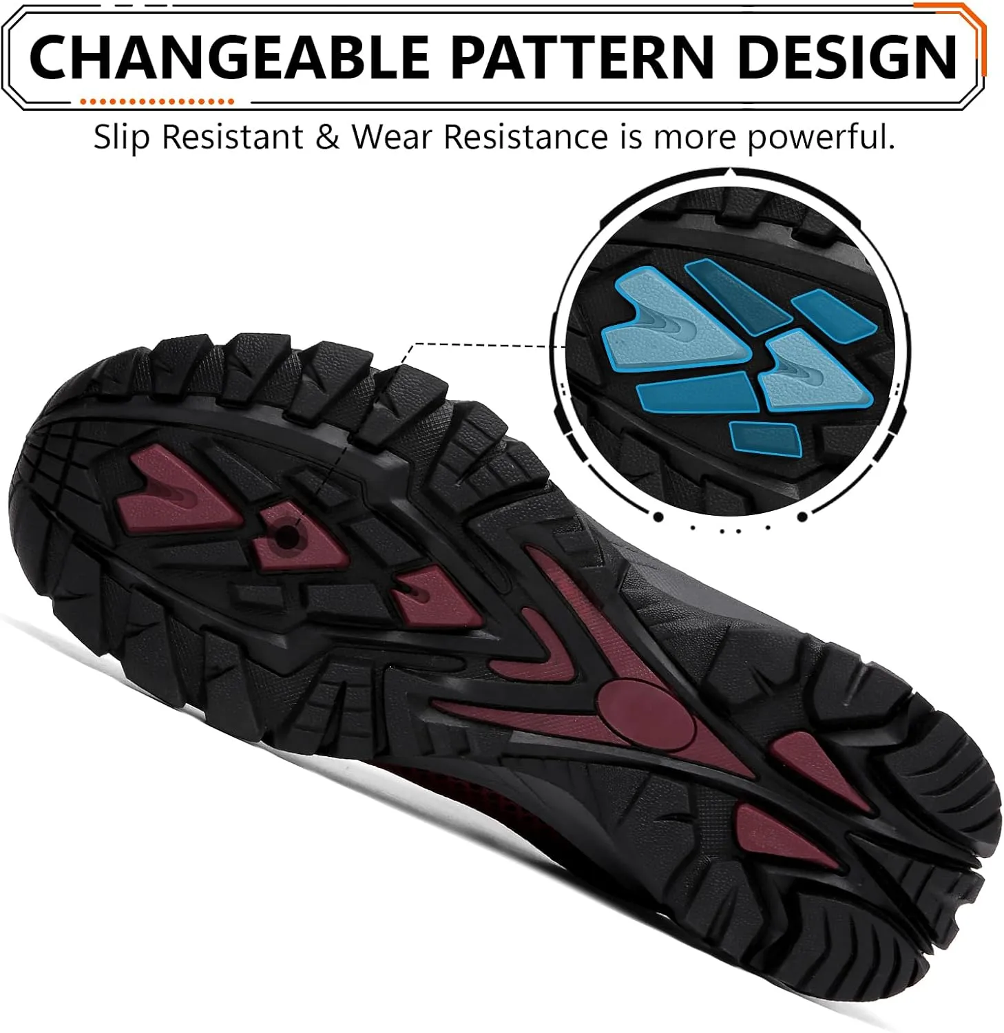 Hiking Shoes Women Waterproof Lightweight for Trail Trekking Camping Outdoor