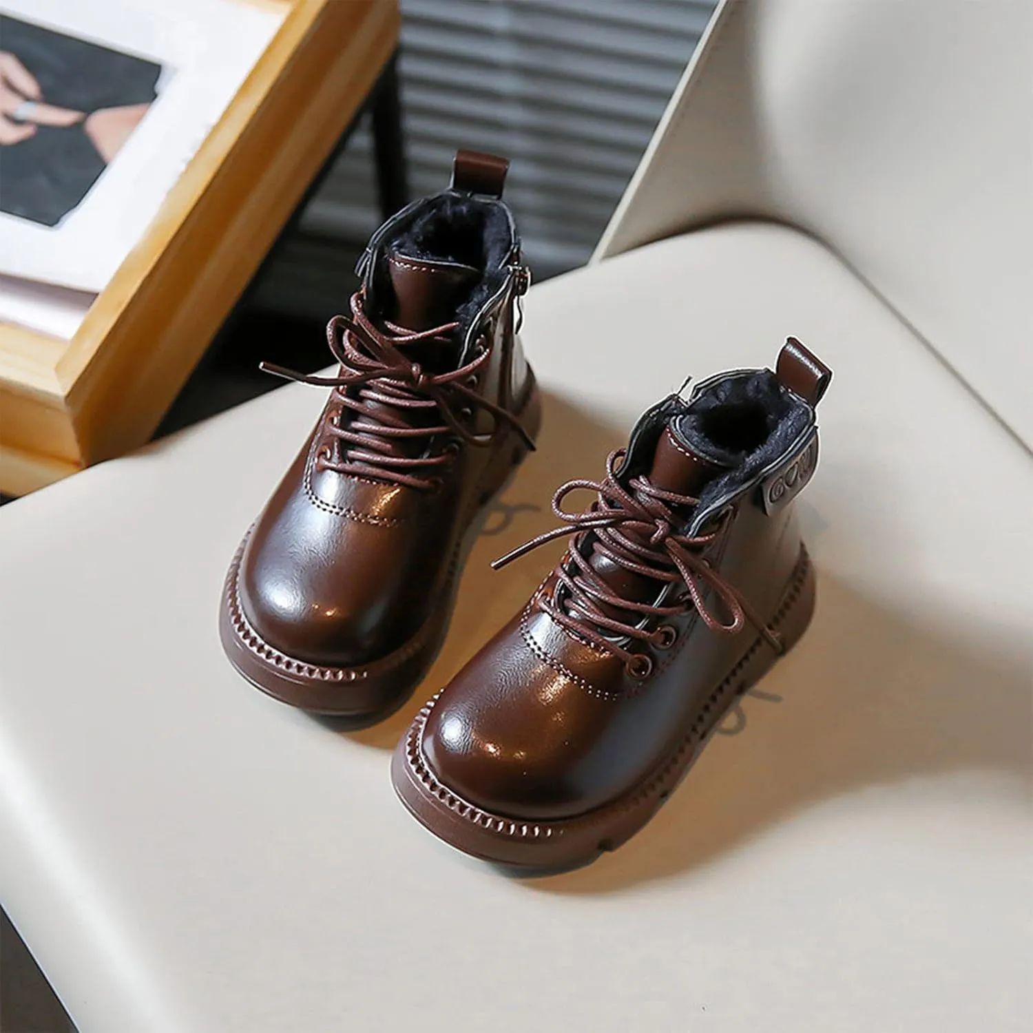 Infant Boots Fashion Spring And Autumn Children Boots Boys And Girls Ankle Boots Thick Bottom Non Leather Comfort Shoes