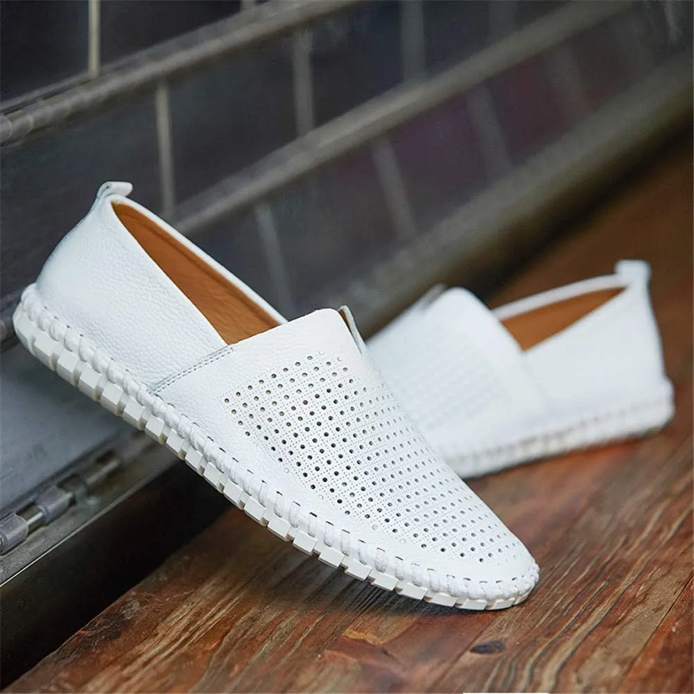 JOYVIP Mens Soft Leather Loafers Driving Moccasins Handmade Slip-On Shoes