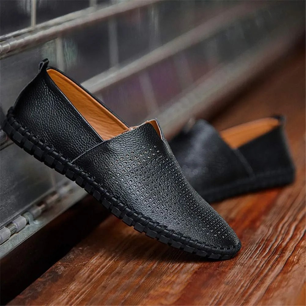 JOYVIP Mens Soft Leather Loafers Driving Moccasins Handmade Slip-On Shoes