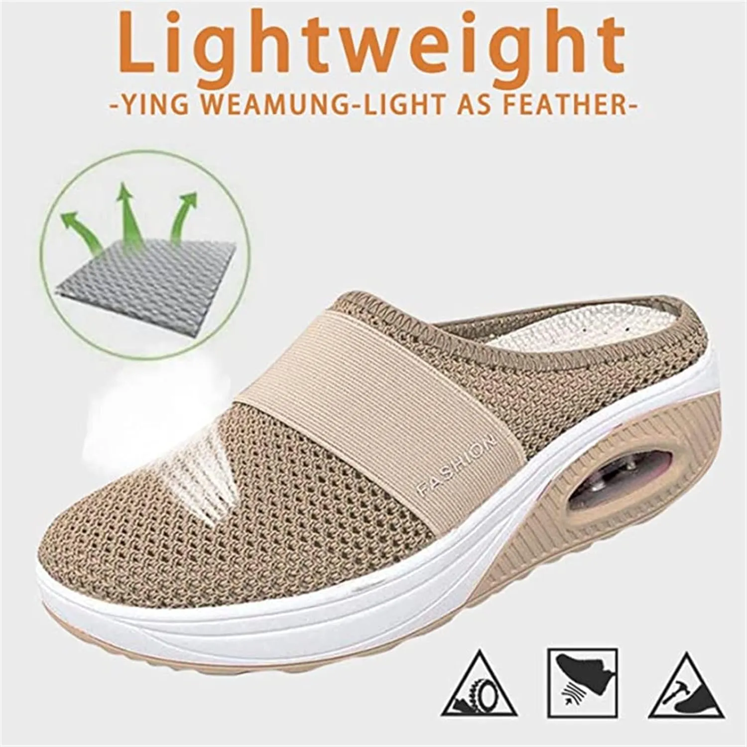 Ladmiple Sneakers For Women Walking Shoes Arch Support Slip on Fashion Low Top Casual Dressy Summer Fashion Flat Loafers