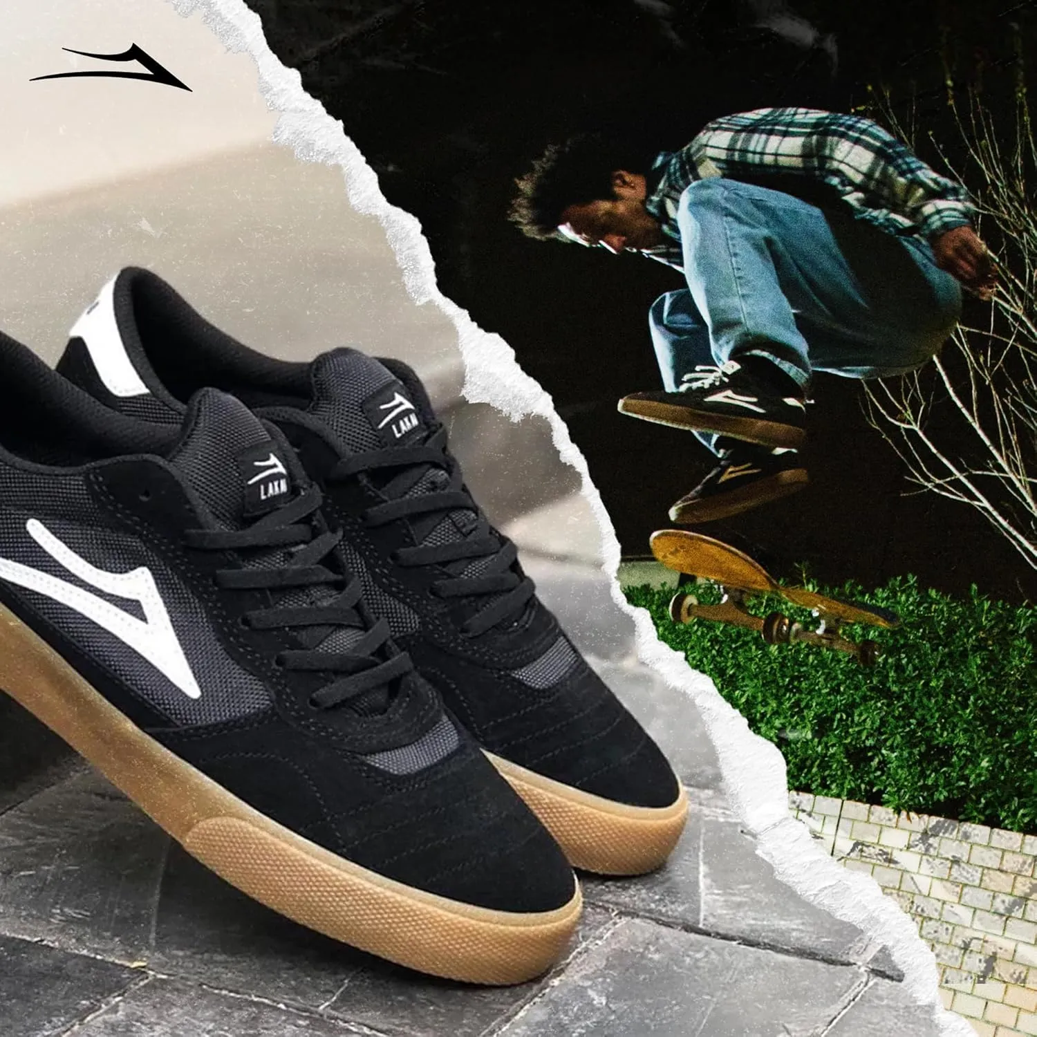 Lakai Men’s Cambridge Low-Top Skateboarding Shoe