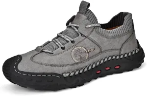 Mens Casual Hiking Outdoor Breathable Sneakers Lightweight Oxfords Anti-Slip Climbing Shoes