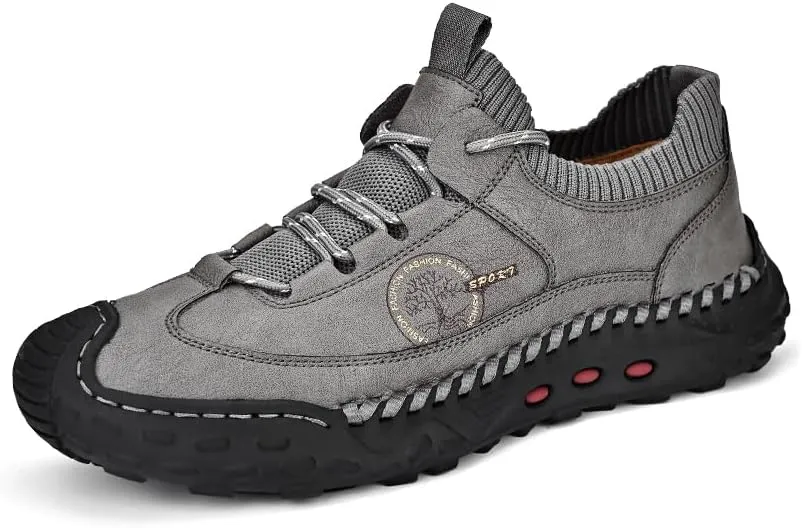 Mens Casual Hiking Outdoor Breathable Sneakers Lightweight Oxfords Anti-Slip Climbing Shoes