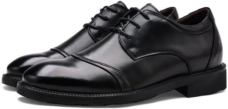 Men's Classic Lace-up Formal Oxfords Fashion Pointed Toe Business Tuxedo Dress Shoes for Men
