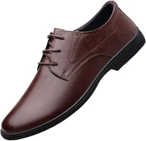 Mens Dress Sneakers Classic All-Day Comfort Pointed Toe Casual Retro Wedding Work Shoes
