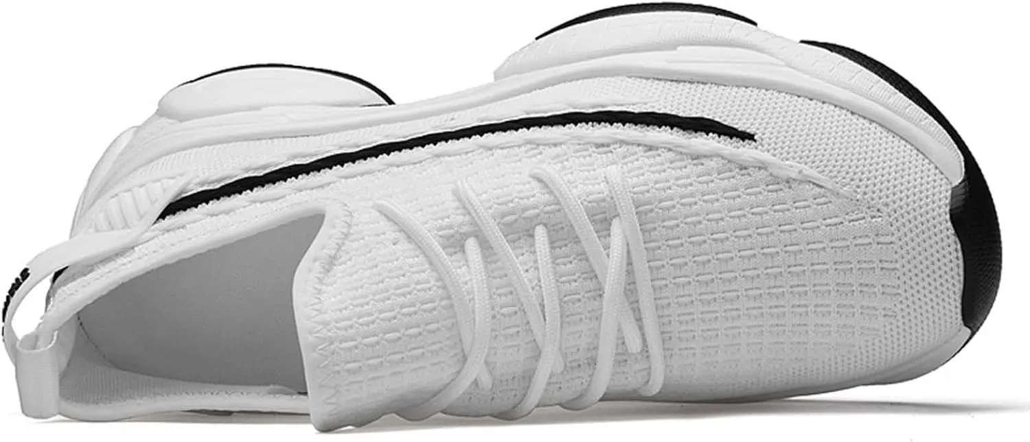Men's Fashion Solid Color Mesh Fabric Inside Heightening Sports Shoes Casual Breathable Running Shoes Mens Lite Adapt Sneaker -