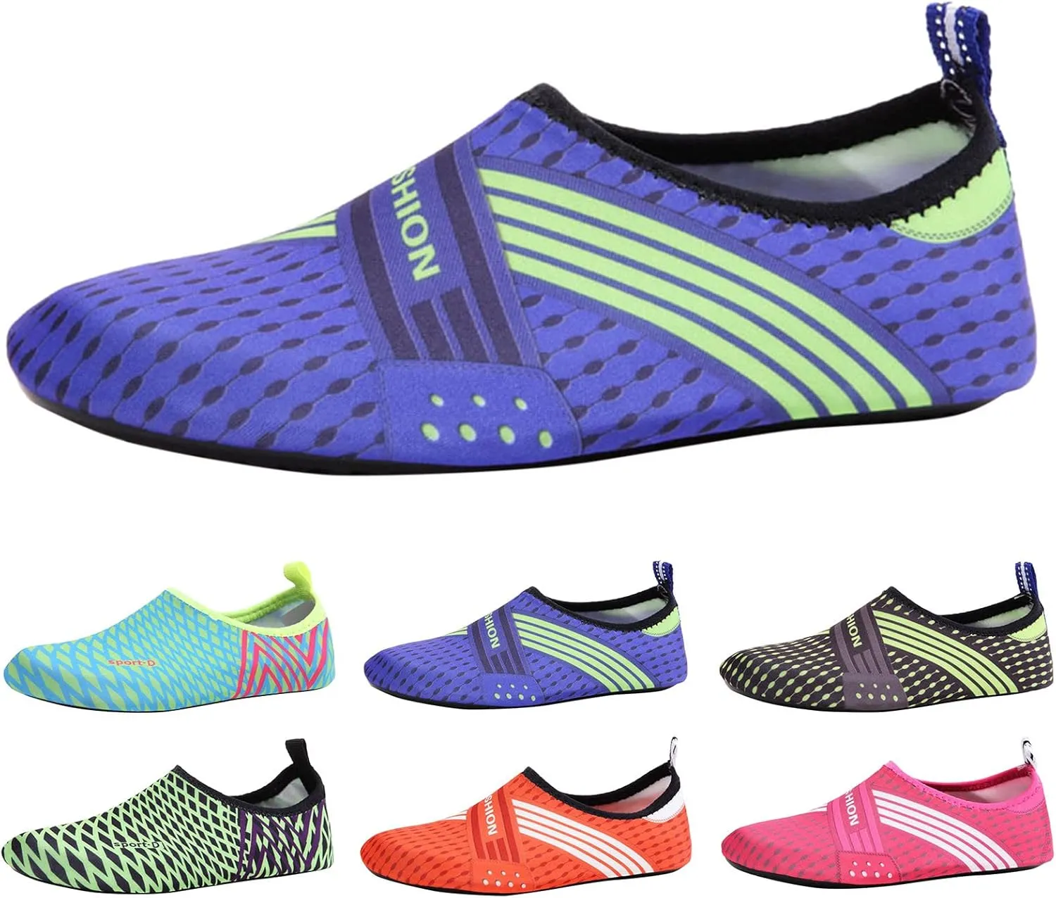 Men's Grounded Footwear Lightweight Quick-Dry Swim Socks Shoes Beach Sports Wading Shoe for Pool Diving Boating