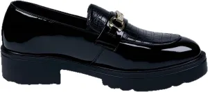 Men's Leather Dress Shoes Fashion Slip-On Round Anti-Slip Mid Chunky Heels Formal Dress