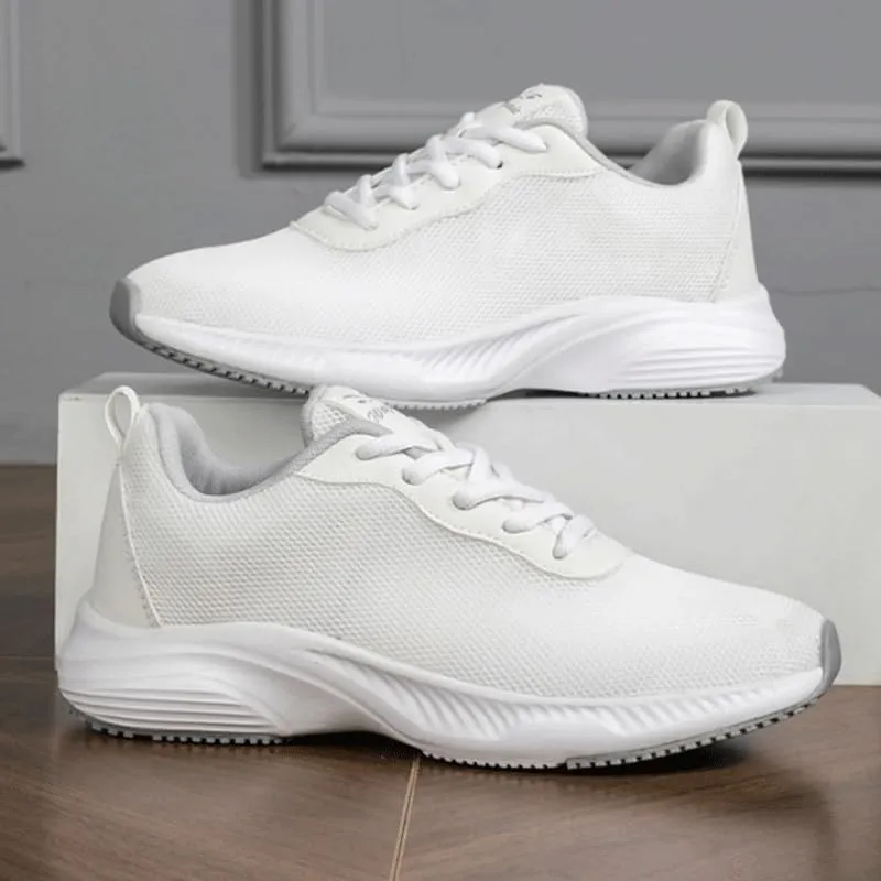 Men's Mesh Oxfords Sneakers Business Casual Comfortable Walking Shoes Lightweight Walking Running Sneaker for Men