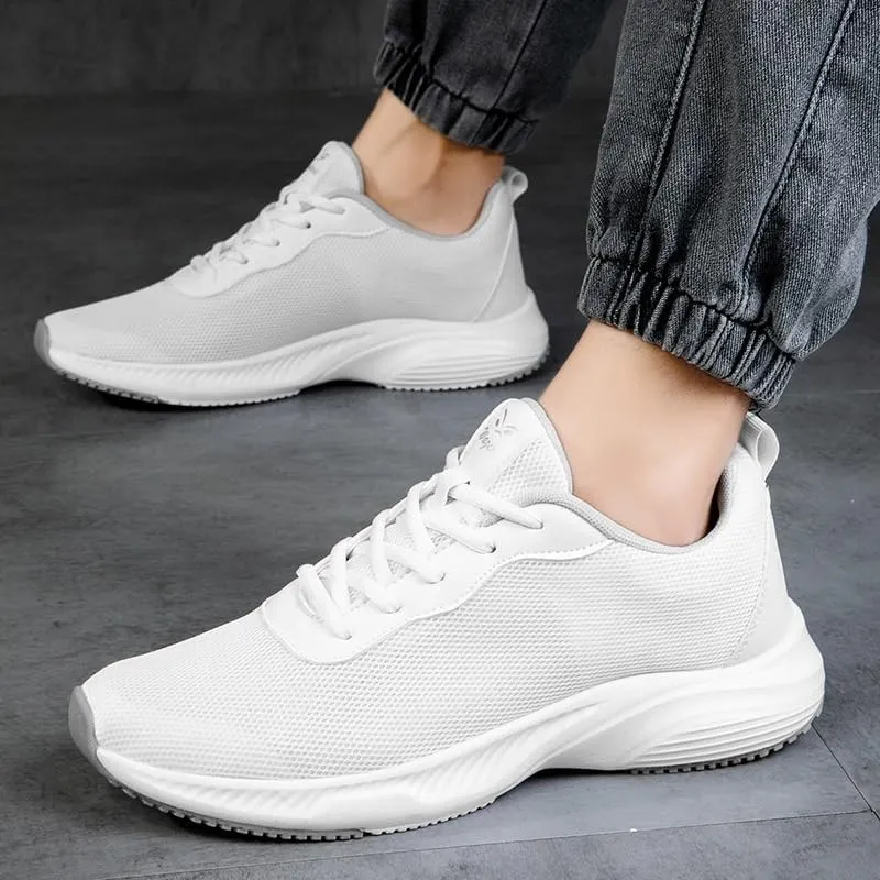 Men's Mesh Oxfords Sneakers Business Casual Comfortable Walking Shoes Lightweight Walking Running Sneaker for Men