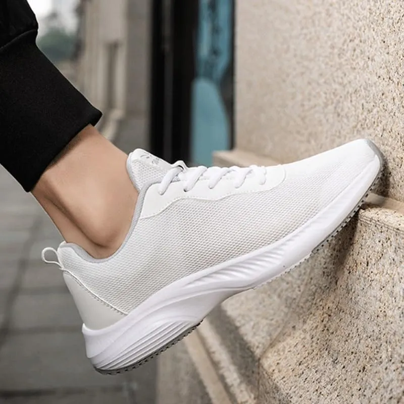 Men's Mesh Oxfords Sneakers Business Casual Comfortable Walking Shoes Lightweight Walking Running Sneaker for Men