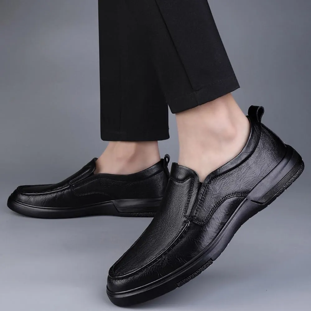 Mens Oxfords Shoes Leather Shoes Slip-ons Business Office Wedding Business Casual Men's Dress Shoes