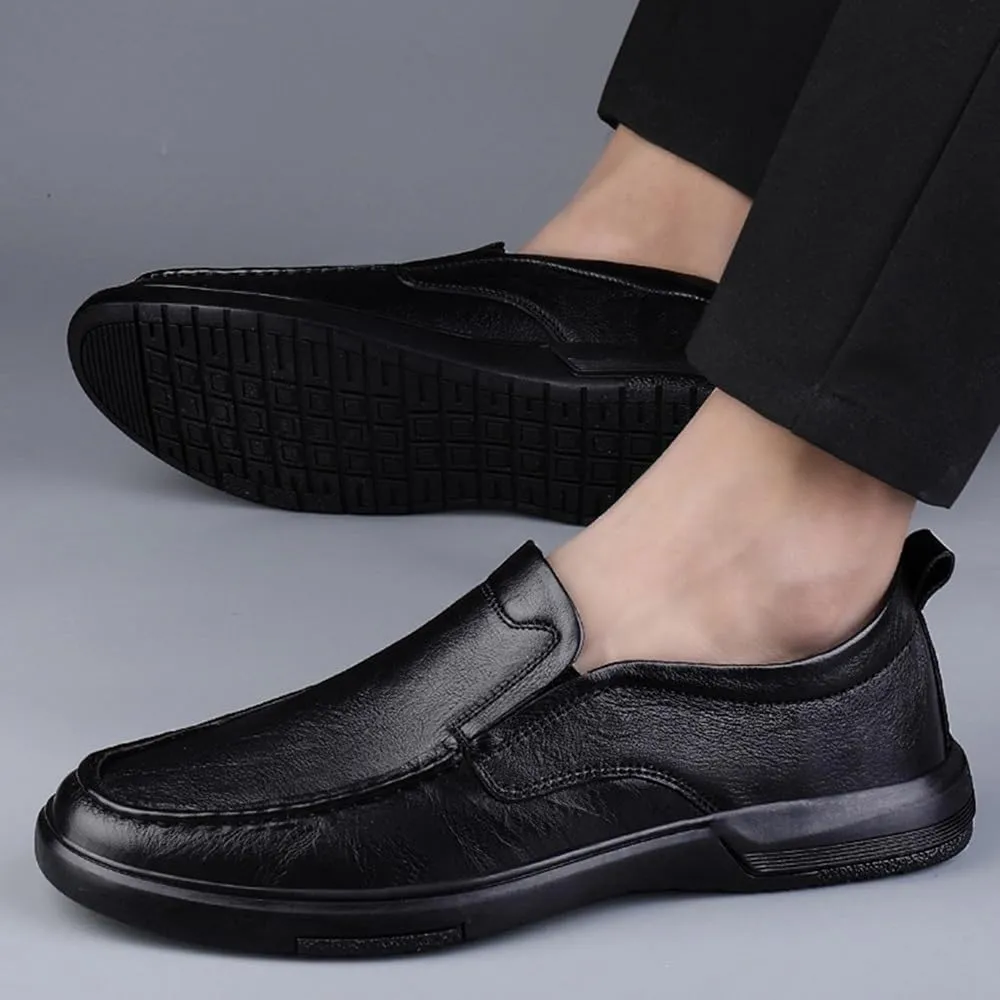Mens Oxfords Shoes Leather Shoes Slip-ons Business Office Wedding Business Casual Men's Dress Shoes