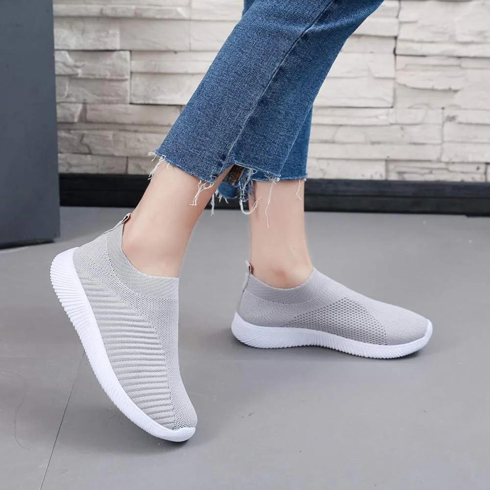 Mens Slip On Sneakers Slip On Shoes for Men Mens Casual Sneakers Lightweight Round Toe Flats Comfortable Womens Loafers Wide Width White Sneakers for Women